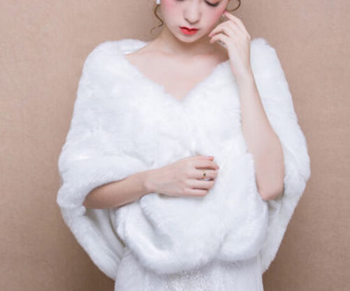 plus size fur wraps for weddings