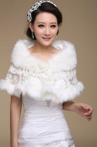 fur capes for bridesmaids
